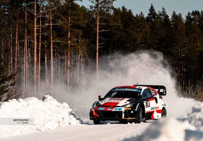 Toyota Yaris Rally1 suecia wrc evans